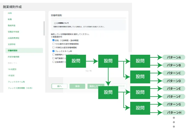 様々な給与計算パターンに対応