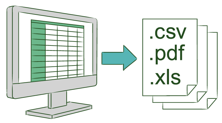 帳票出力 Excel Csv Pdf 機能 勤怠管理システムシェアno 1 King Of Time キングオブタイム